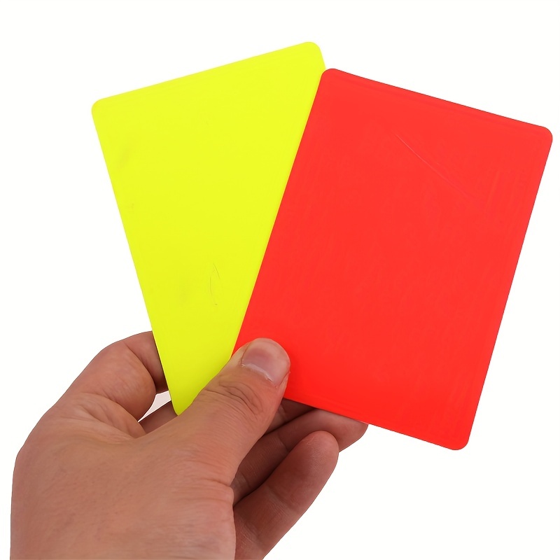 When to give a red or yellow card in football — REFSIX