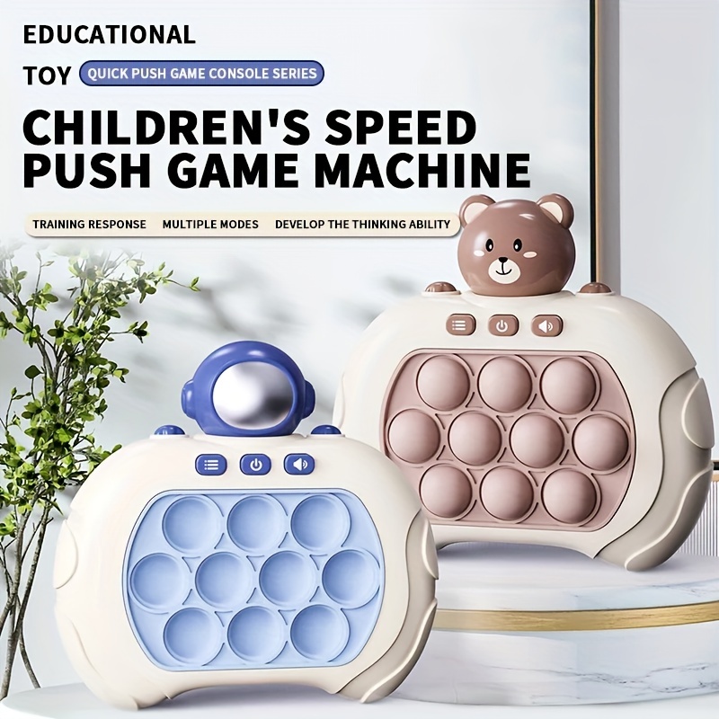 Machine de jeu de décompression pour enfants, Speed Push Puzzle Breakout  Machine de jeu Gopher Toys-rose