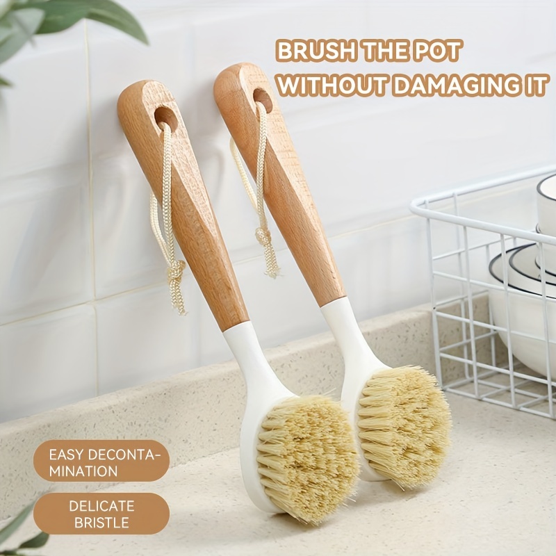 Long handle Dishwashing Brush Clean Pots Dishes Without - Temu