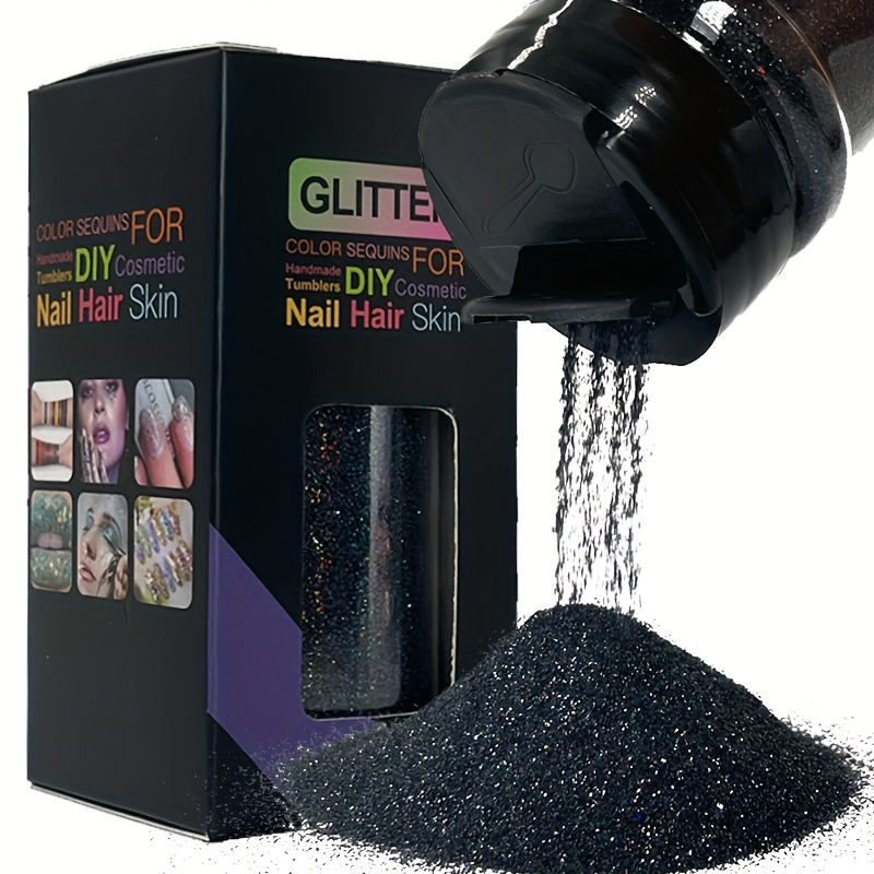 Bottle Packing Nails Art Glitter Polyester Extra Fine - Temu