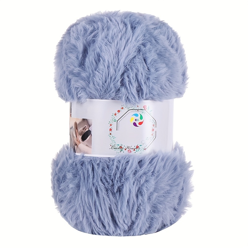 1pc Faux Mink Fur Yarn Soft Yarn For Diy Knitting And Crocheting Hat Scarf  Purse 100g Pc - Arts, Crafts & Sewing - Temu