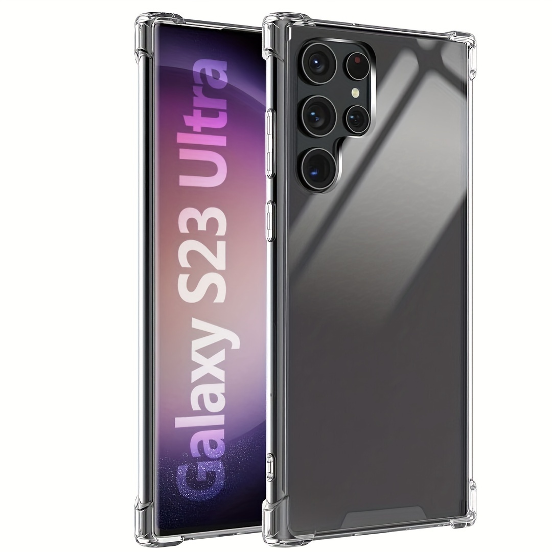 Funda Transparente Reforzada Para Samsung Galaxy S23 Ultra