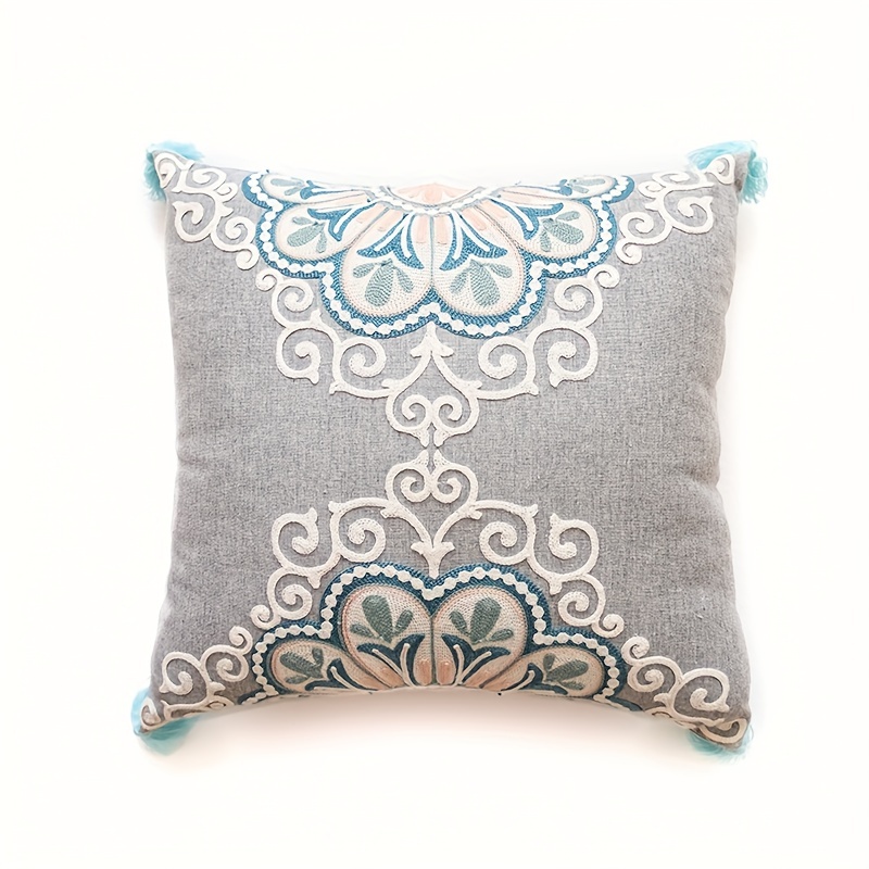 Indian Style Moroccan Handmade Throw Pillow Cover Sofa - Temu