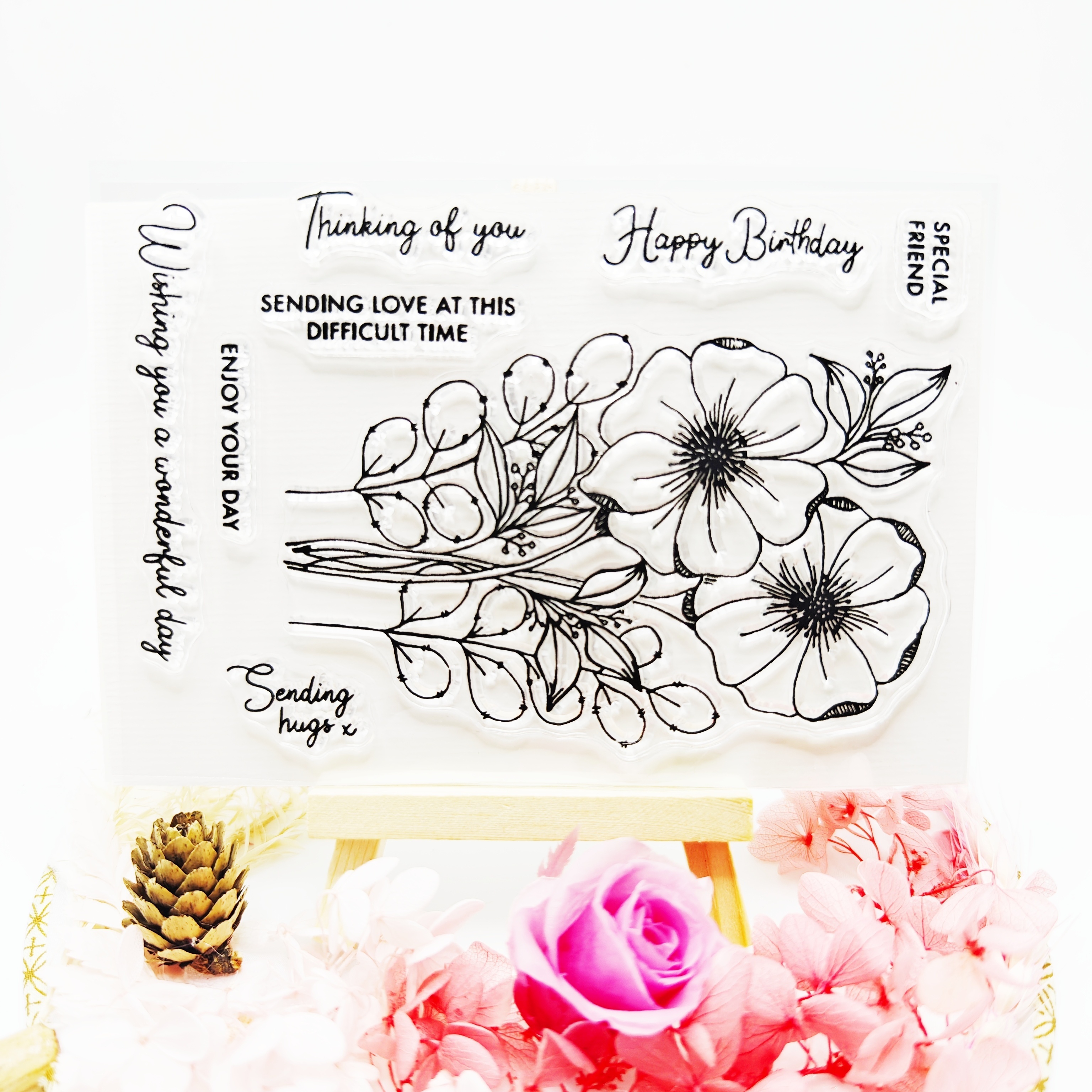Happy Birthday Seal Stamp Diy For Gifts, Silicone Transparent Birthday Gift  For Girlfriend Boyfriend Friend Kids, For Holiday Card Making - Temu