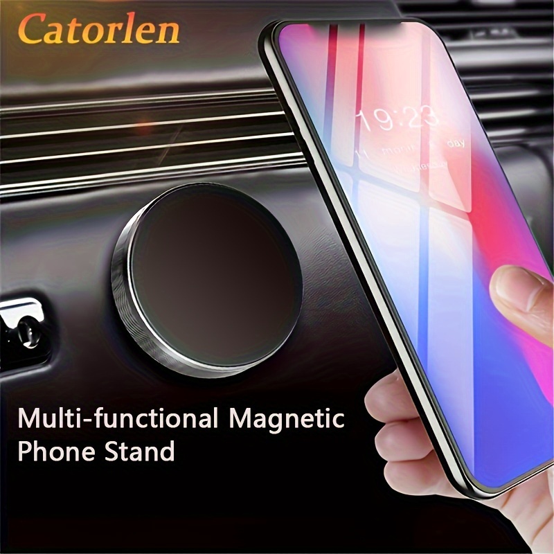 Universal paste metal mini magnetic car mount magnet mobile phone wall key  holder Mobile Holder, Mobile