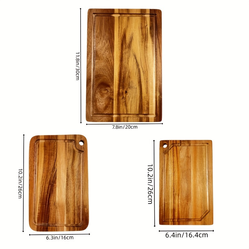 Durable And Lightweight Wooden Cutting Board For Outdoor - Temu