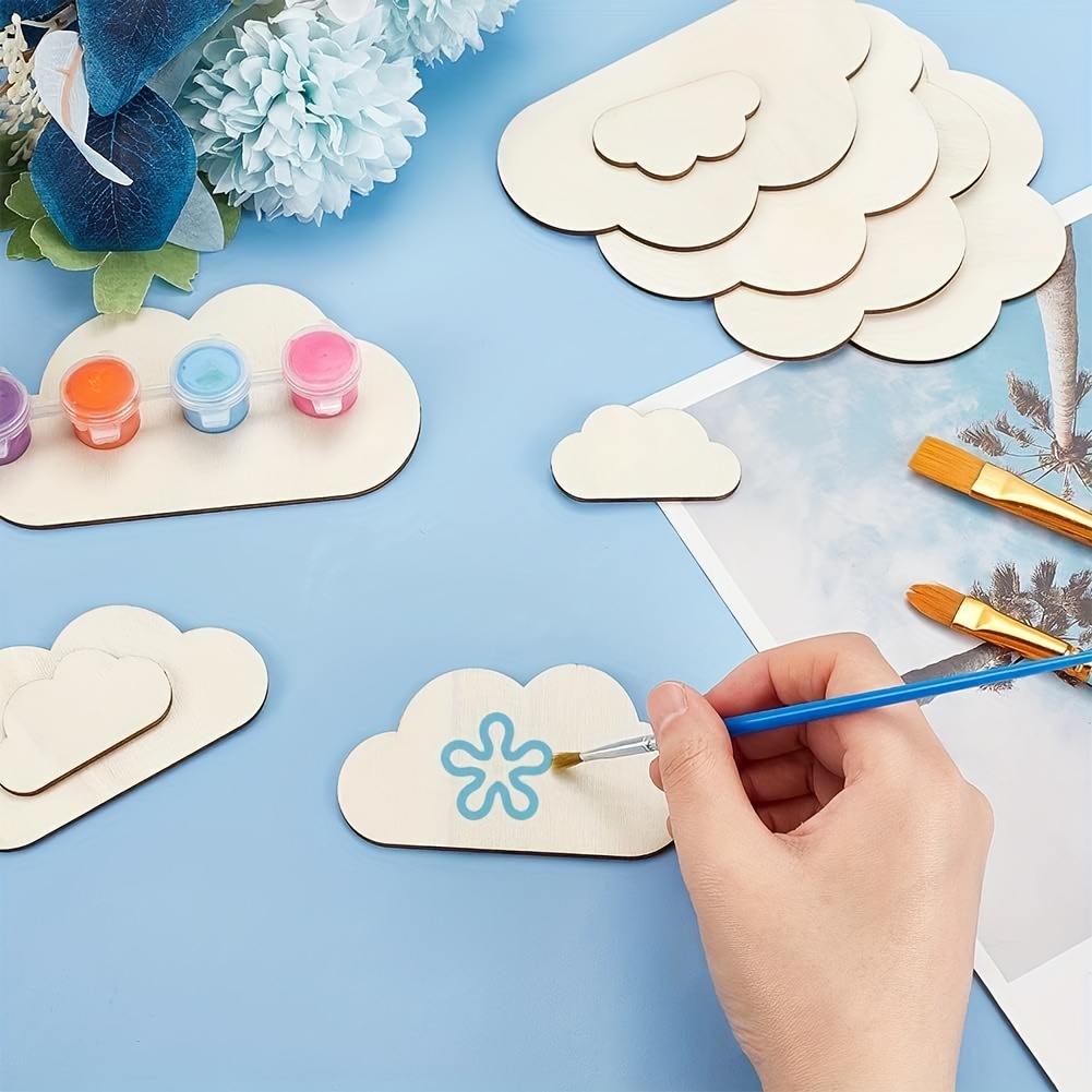 Cloud shaped post it notes / sticky notes. , 3 sizes