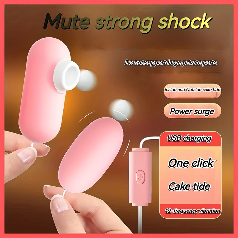 Bullet Egg Vibrator Usb Powered Clitoral Suction Stimulation