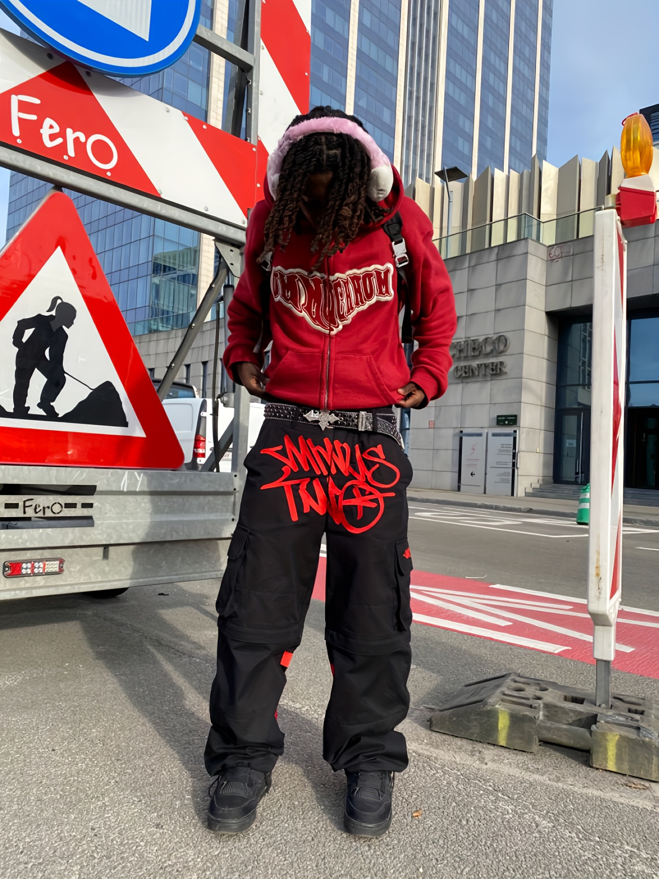 Cargo Trousers for Men, Minus-Two Cargos Pants, Y2k Jeans, 90s  Adjustable Mens Printed Hip Hop Street Costumes