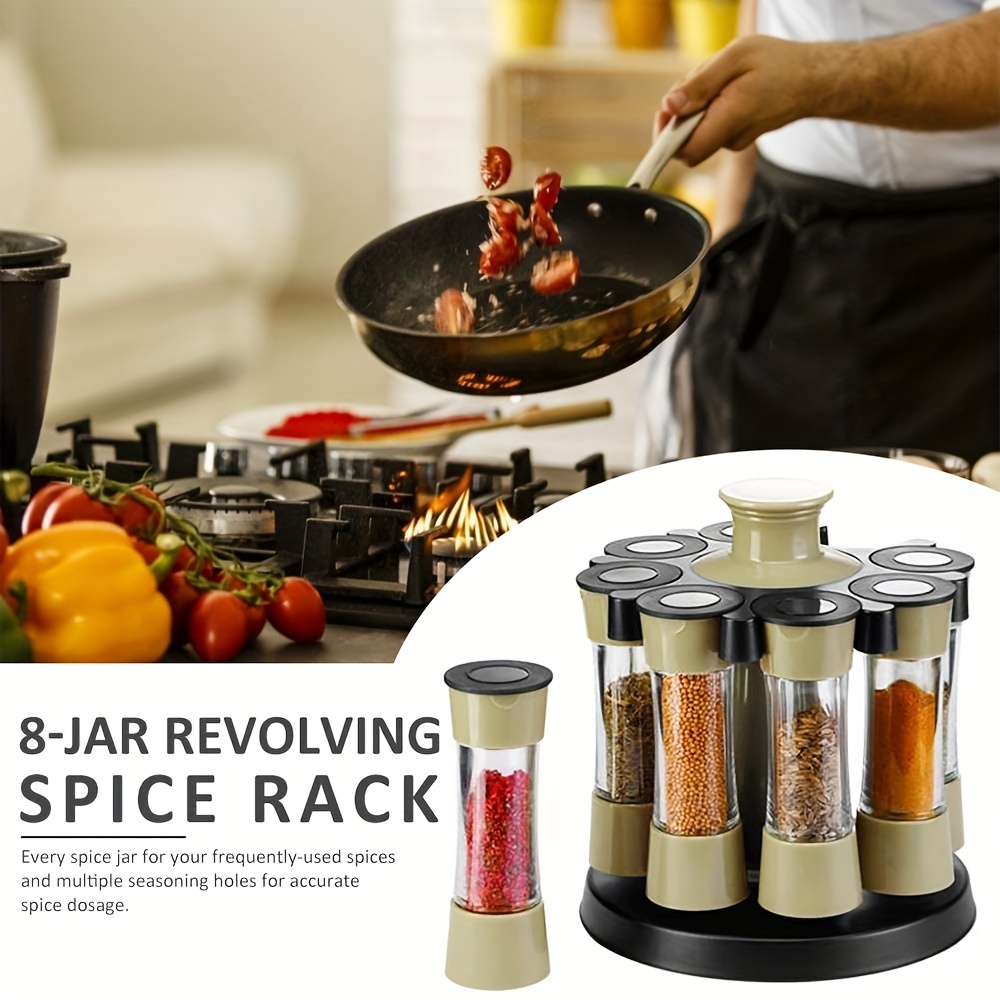 8 Jars Spice Rack set