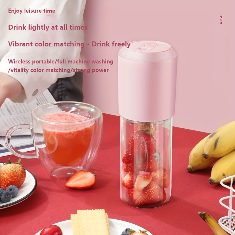 RPTrend Plastic Travel Juicer for Fruits and Vegetables, Fruit