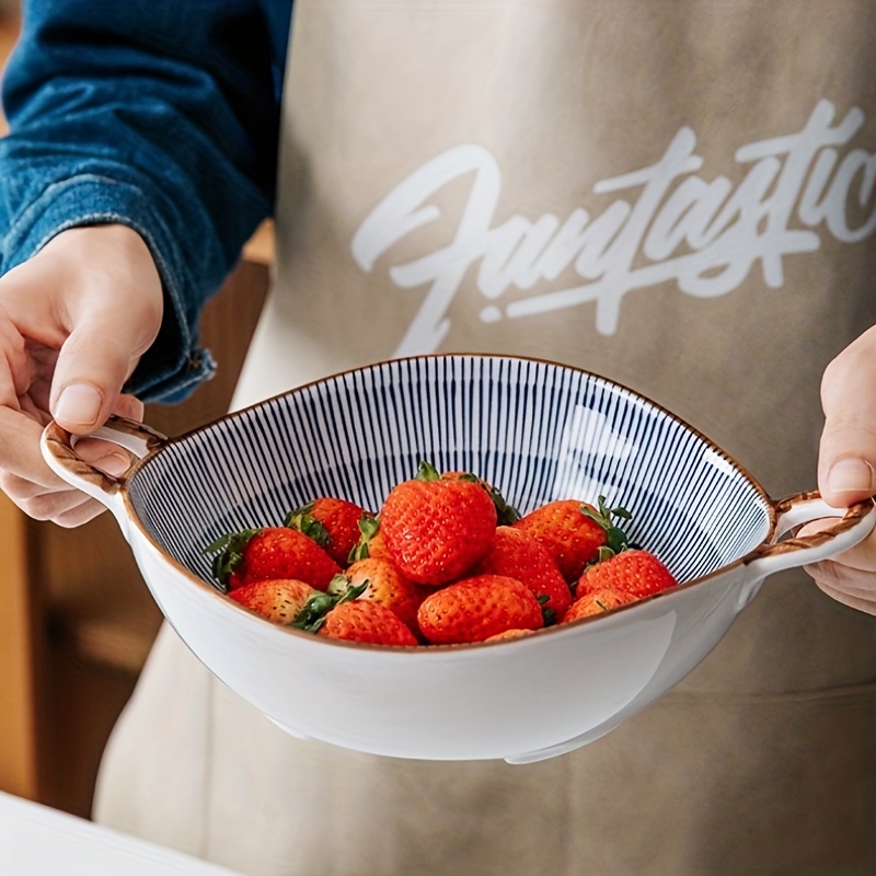 Creative Ceramic Bowls With Lid Perfect For Noodles Salad - Temu