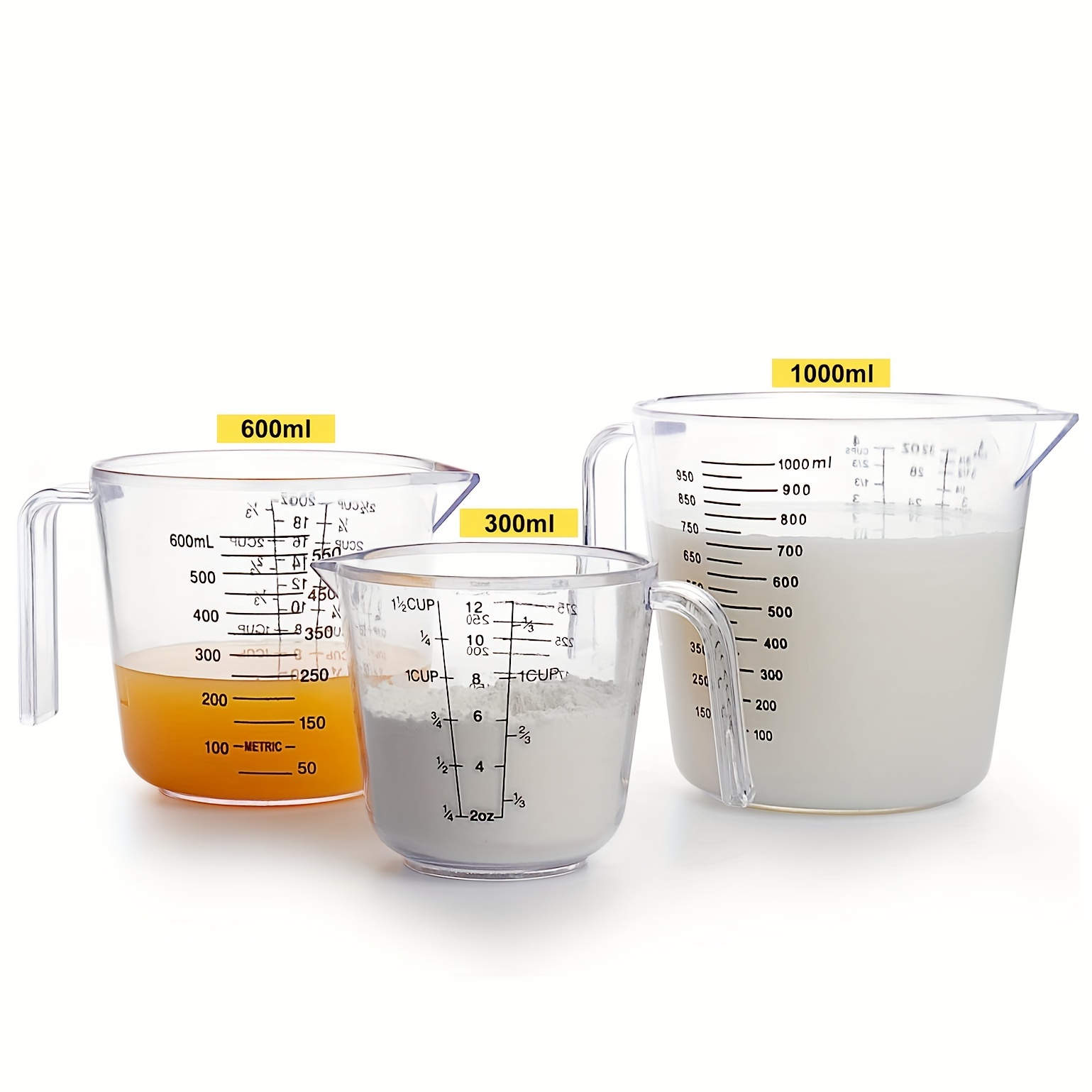 Measuring Cups Set Multiple Measurement Scales includes With - Temu