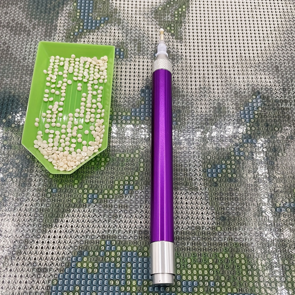 Purple Diamond Painting Tool Lighting Point Pen 1 Head - Temu Japan