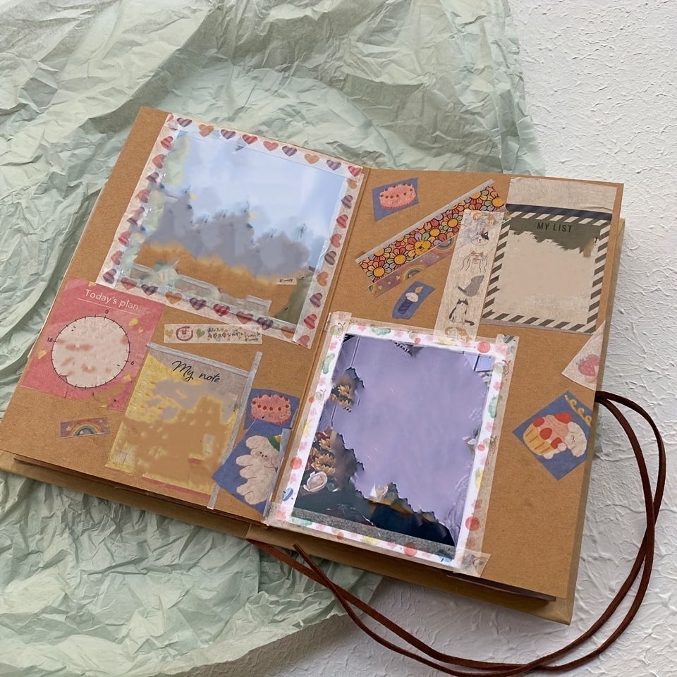 30 Pages Accordion Handmade Scrapbook Albums Paper/DIY/Blank Photo