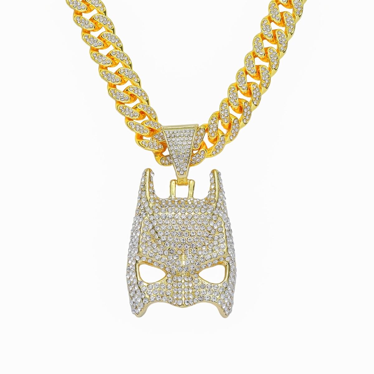 Fake gold sale diamond necklace