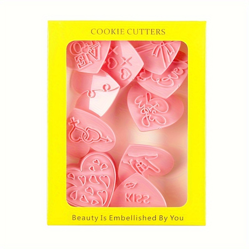 Heart Cookie Cutter Mini Valentine Cookie Cutter Stamp - Temu