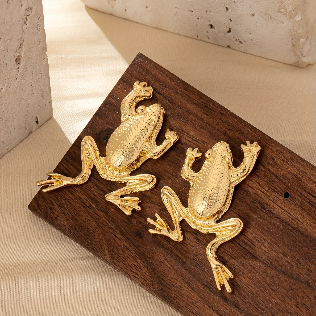Creative Frog Design Stud Earrings Alloy 14k Plated Jewelry - Temu United  Arab Emirates