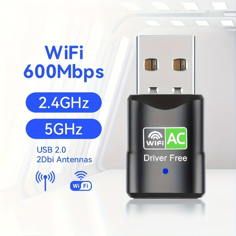 Adaptateur WiFi USB sans fil 1300Mbps Lan USB Ethernet 2.4G 5G Réseau WiFi  double bande WiFi Dongle 