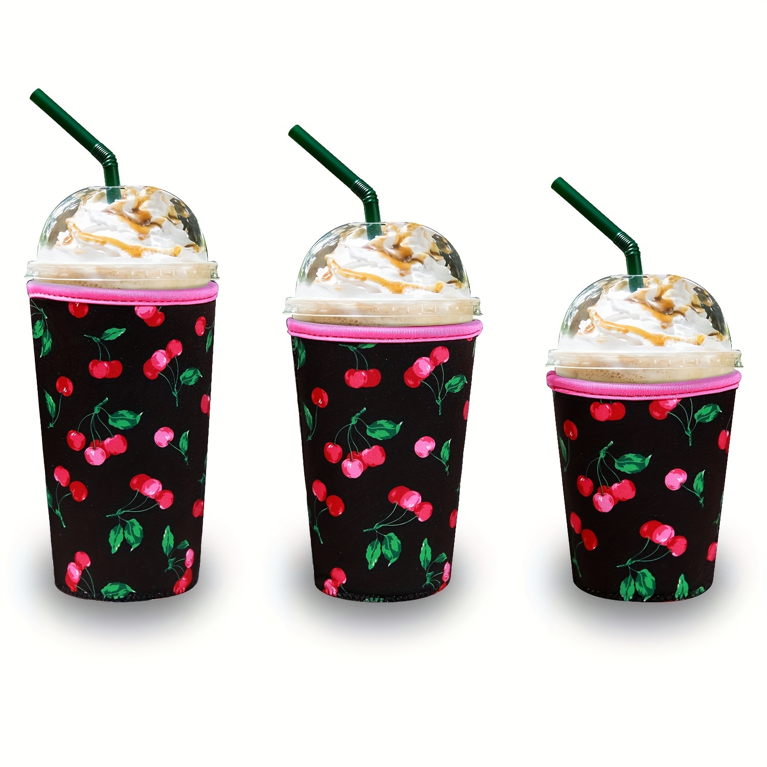 Sakura Train Reusable Iced Coffee Cup Sleeve Neoprene - Temu