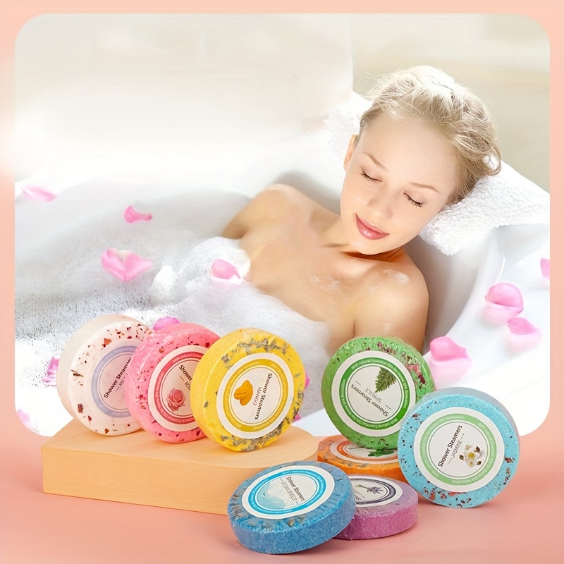 Shower Steamers Aromatherapy & Bath Bombs 8 Pcs Gift Set