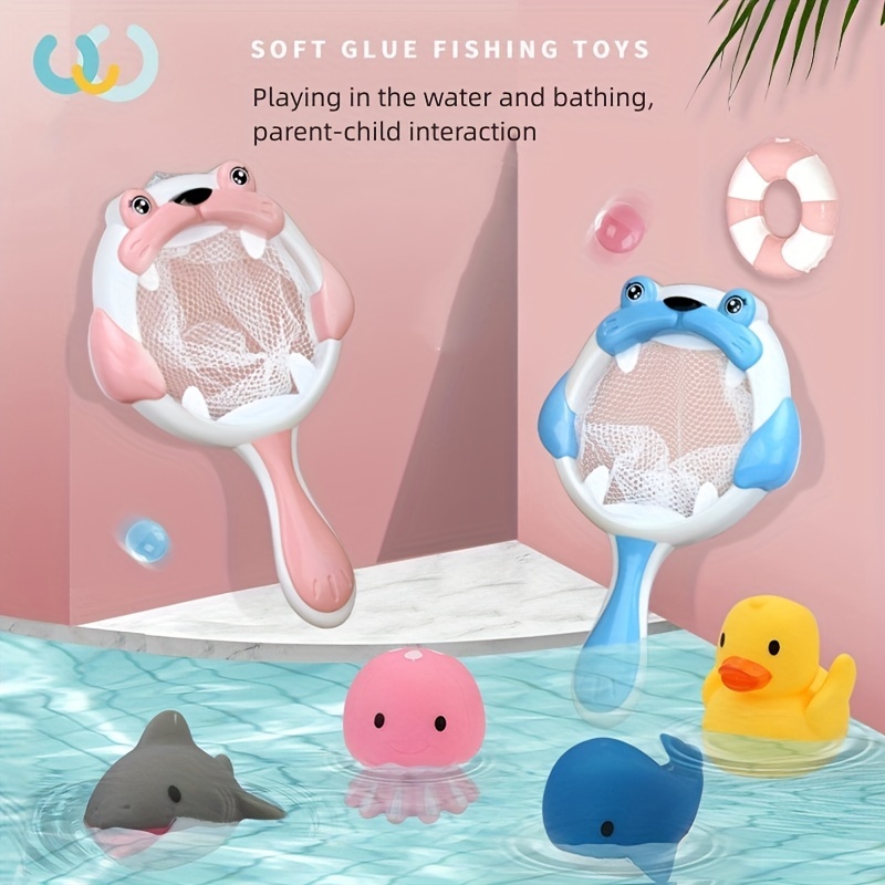 Jouets d'eau animaux en caoutchouc souple  Bébé bain natation jouet  caoutchouc-1/10 Pcs/set bébé-Aliexpress