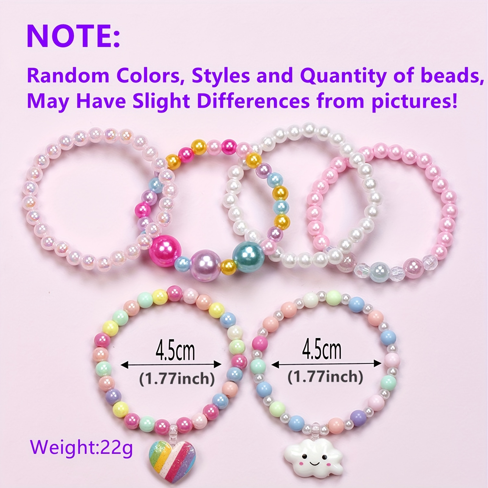 KGDUYC Pulseras De La Amistad Para Niñas – Set De 5 Pulseras De Madera Con Colgantes De Unicornio, Ideales Para Fiestas Y Regalos