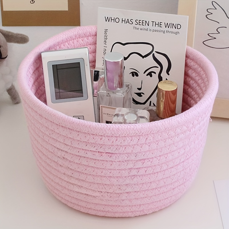 Pink deals storage baskets