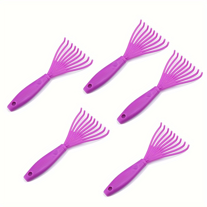 1pcs Hair Brush Cleaner Tool Hairbrush Cleaning Rake Hair Brush Cleaner  Hair Dirt Remove Comb Embedded Tool Salon Home Pick Plastic Handle