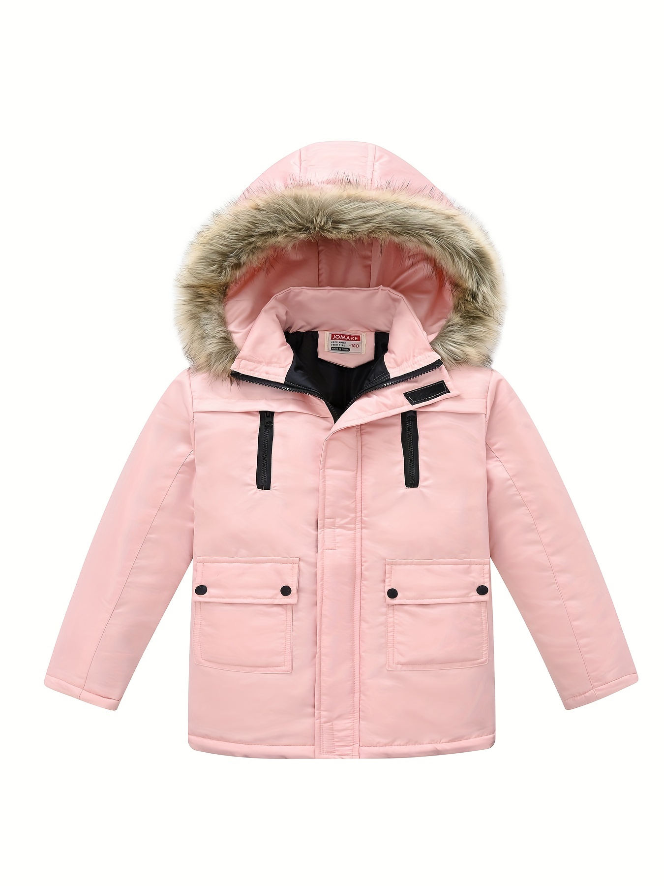 Korean Parkas Winter Puffer Jacket Women Thick Warm Hooded Fur