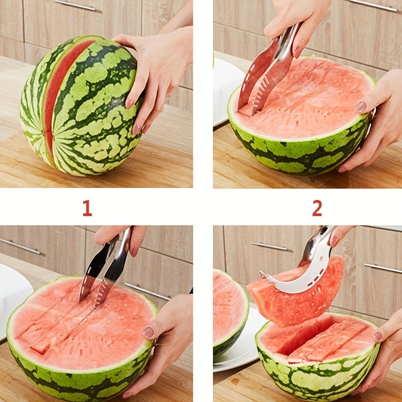 Watermelon Slicer Creative Watermelon Cutter Stainless Steel - Temu