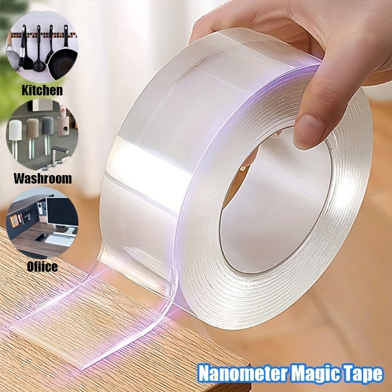 double sided sticky tape roll transparent