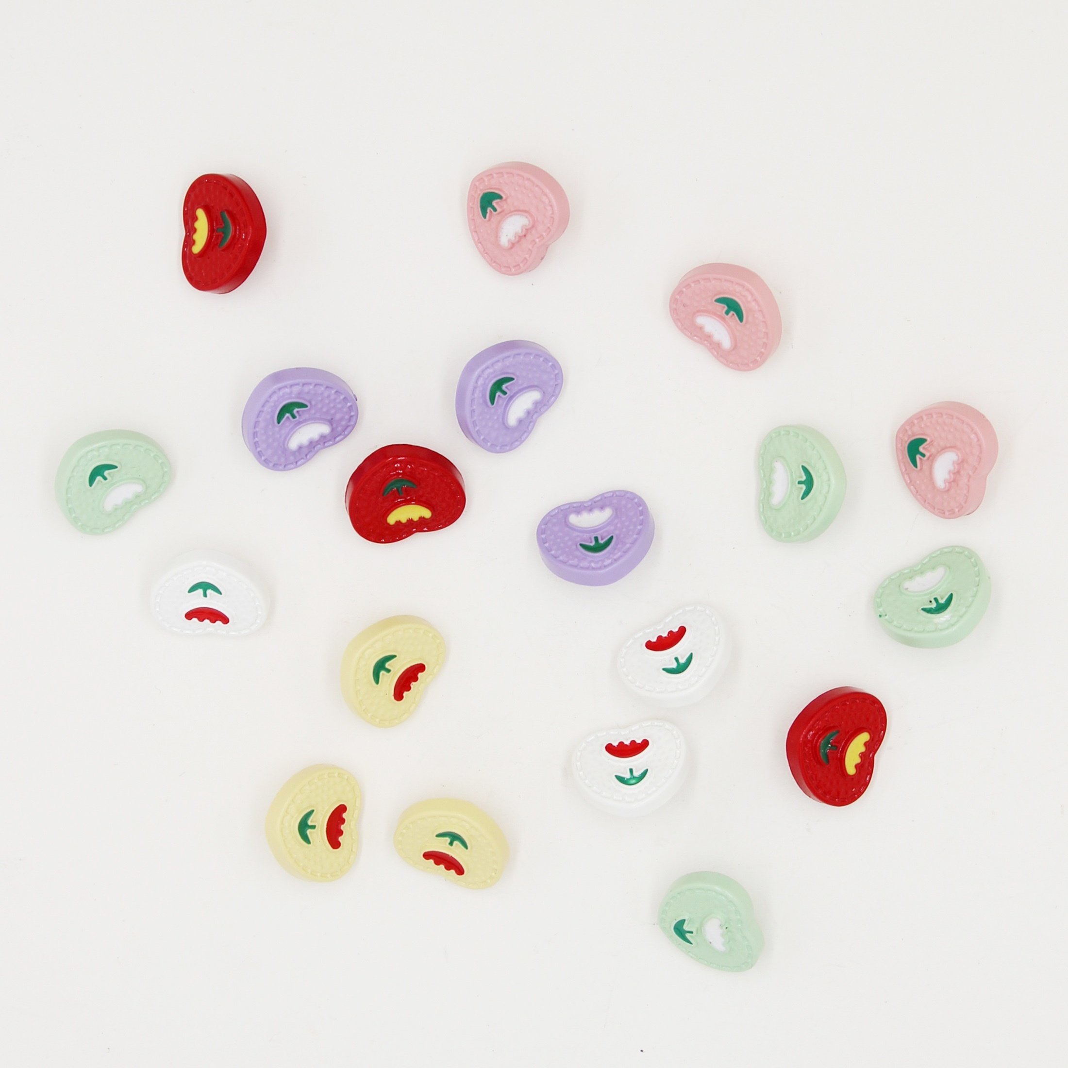 600pcs/pack, Large, Medium And Small Mixed Colored Resin Buttons, Colorful  Candy Color Buttons, Sweater Shirt Cardigan Buttons