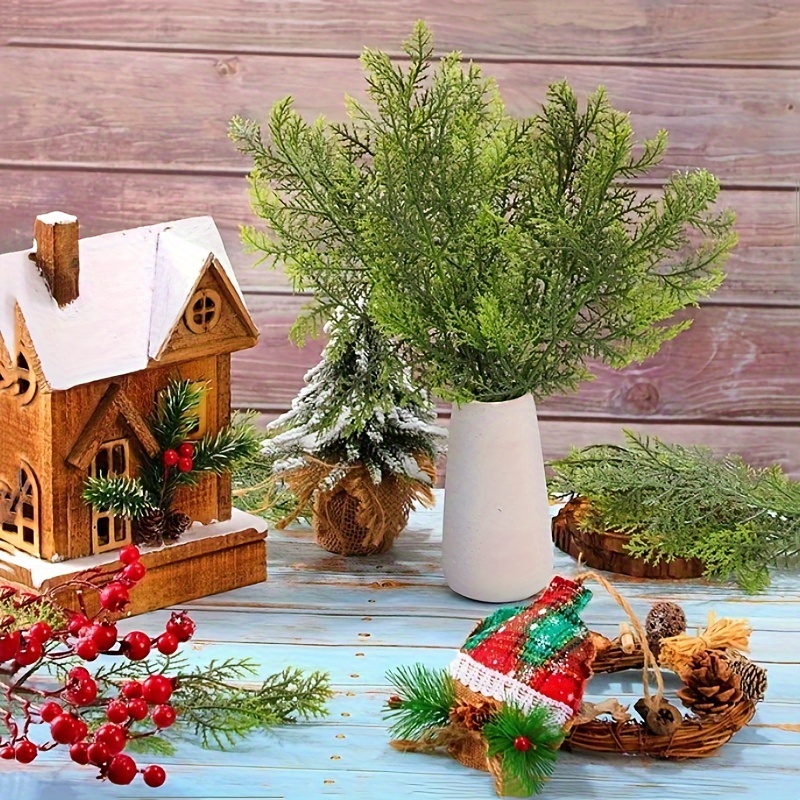 Pine and Cedar Christmas Artificial Planter Filler