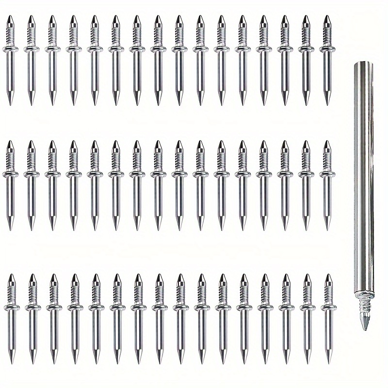 50/100pcs Carbon Steel Nails For Seamless Baseboard Installation High  Strength Single Head Two-way Hardware