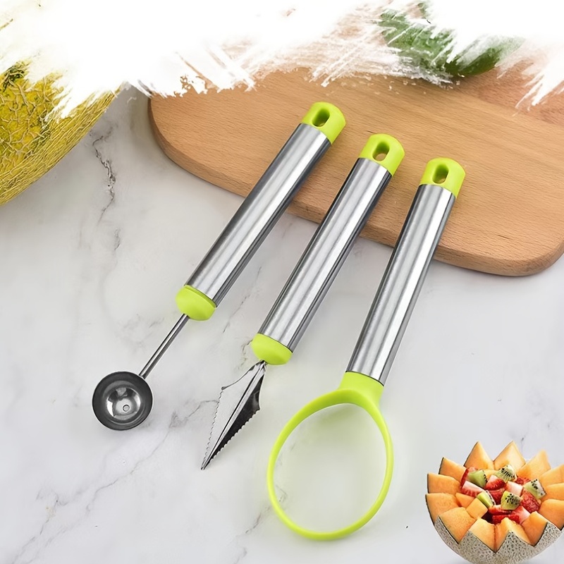 Stainless Steel & Plastic Fruit Cutting Knife, For Home