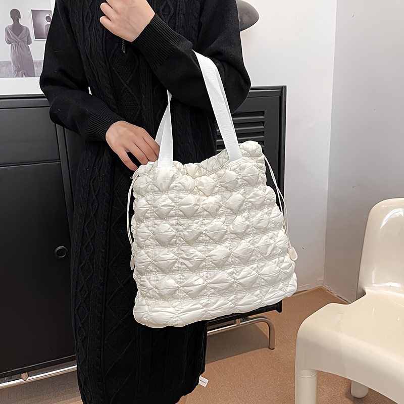 Soft quilted tote discount bag