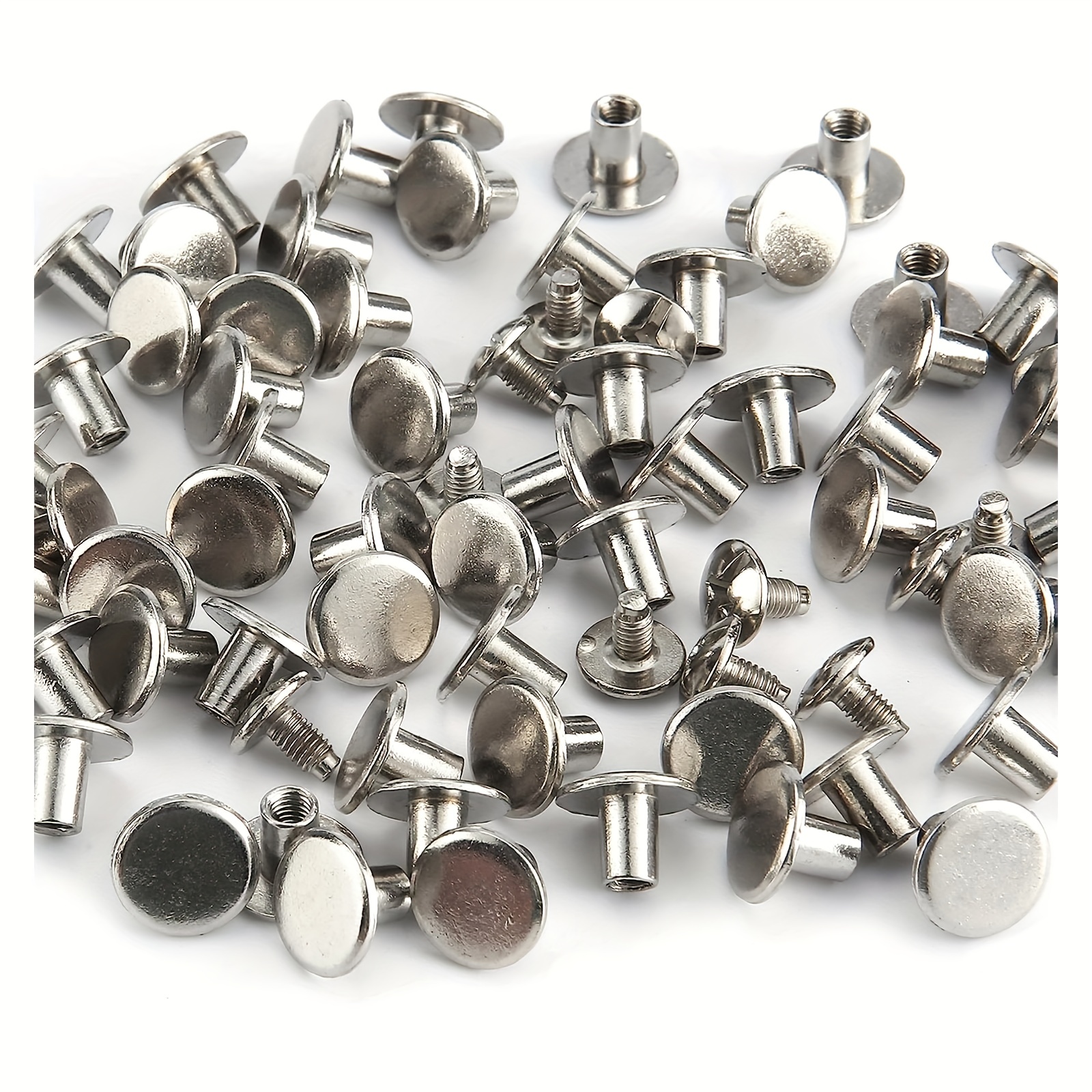Mixed Colors Round Flat Head Chicago Screws For Leather - Temu Austria