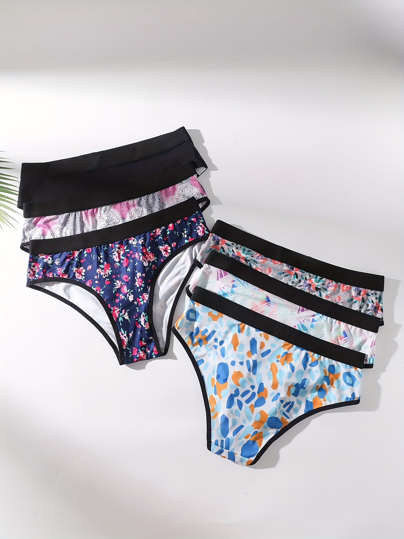 Plus Size Sexy Panties Set Women's Plus Seamless Floral - Temu