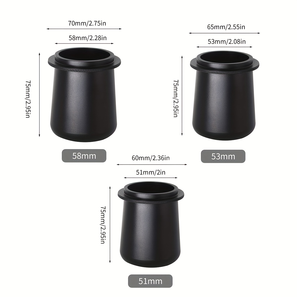 51/58 mm tasse doseuse en poudre de café pour machine à expresso  accessoires vaisselle à café