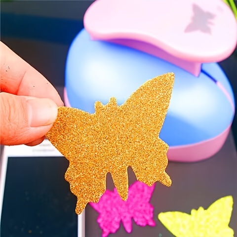 Sparkling Foam Paper Crafts Decorative Stickers Back No Back - Temu