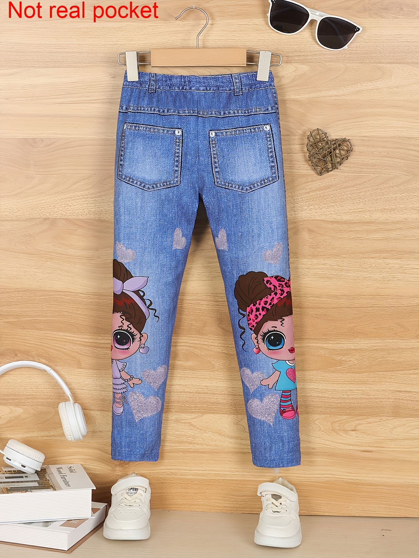 Imprimé De Personnage De Dessin Animé Pantalon De - Temu Belgium