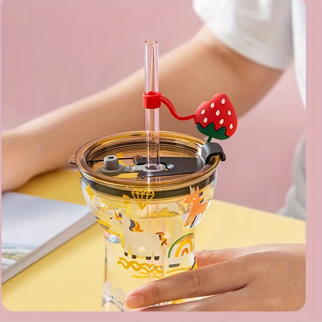 Christmas Series Silicone Straw , Reusable Dustproof Cute Straw Plugs,  Suitable For Straws, Water Cup Accessories, Christmas Gift - Temu