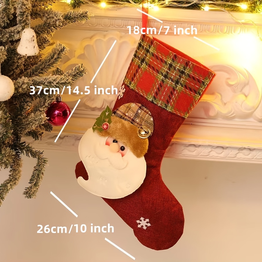 Top Notch Gift Shop | Piao 3Pcs Christmas Stockings Decoration With 3D  Plush Santa Xmas Stockings Ornament Gifts For Christmas Decorations And  Family Holiday Party Decor | Vladatk.gov.ba