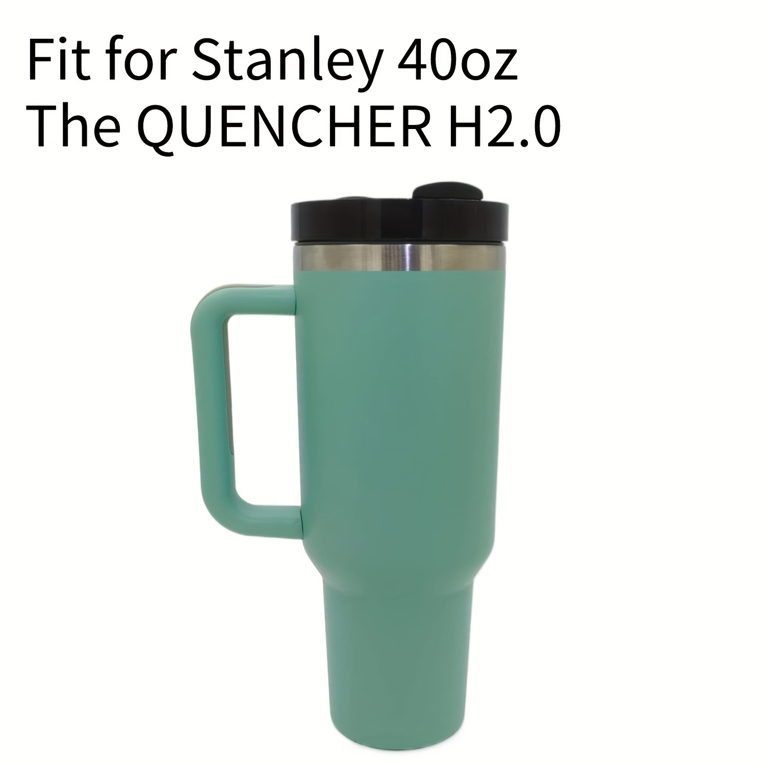 Stanley Quencher H2.0 40oz Tumbler Christmas Coffee Mugs with Lid and Handle
