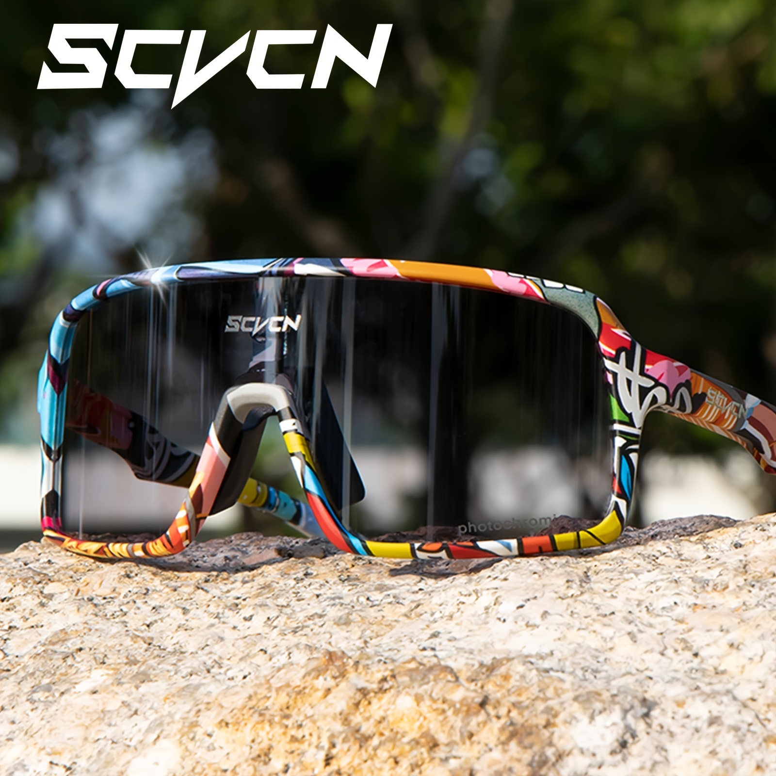 Scvcn 1 Lens Bike Sunglasses Men Women Ideal Cycling Running - Temu  Philippines