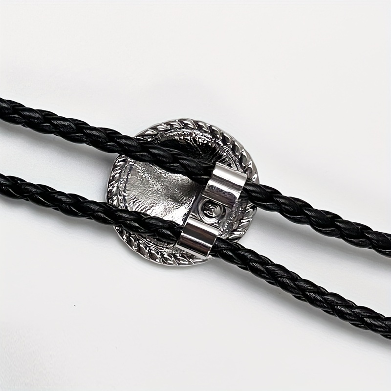 Retro Pentagram Pendant Buckle Necktie for Men and Women