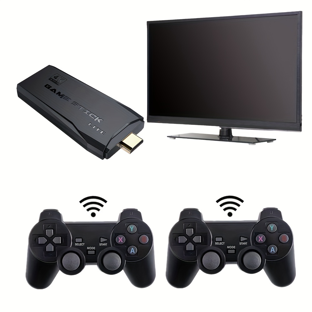 Mini TV Android Stick Game Stick 10000 Games 4K Retro Video Game Consoles  For PS1 PSP SFC Android TV Stick for Netflix