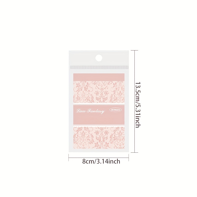 Retro Hollow Lace Stickers Pack Decorative Diy White Lace - Temu Canada
