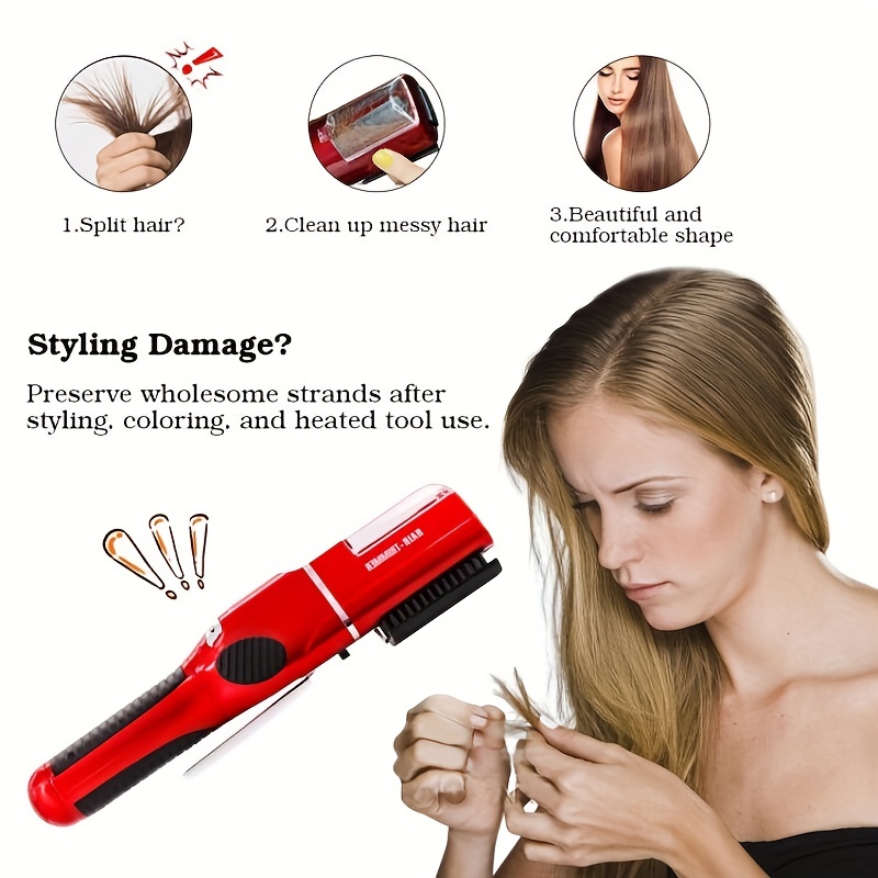 Split End Remover Hair Trimmer for Dry Damaged and Brittle Professional  Auto Trim Split for Women